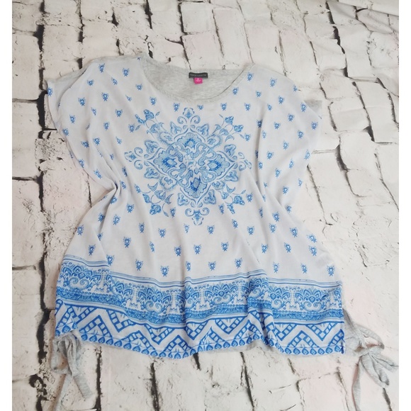 Vince Camuto Semi Sheer Sleevelss Top sz XL - Picture 3 of 6